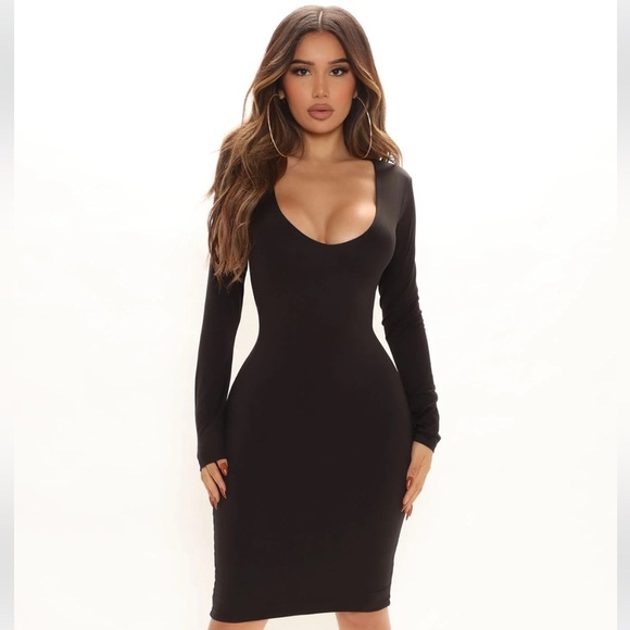 Fashion Nova Dresses & Skirts - Fashion Nova Amilia Double Lined Midi Dress